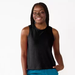 Women's Tek Gear® Cinched-Back Tank -Casual Wear Hub 5671137 Black