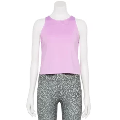 Women's Tek Gear® Crop Running Tank -Casual Wear Hub 5671512 Little Lavender