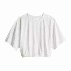 Women's Tek Gear® Open-Back Crop Tee -Casual Wear Hub 5674000 ALT2