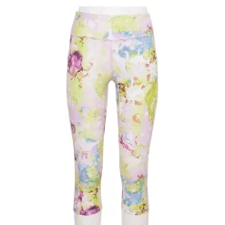 Petite Tek Gear® Ultrastretch Pocket High-Waisted Capri Leggings -Casual Wear Hub 5675455 Lilac Swirled