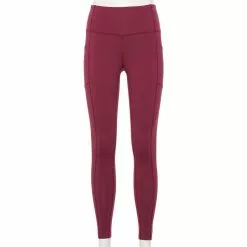 Women's Tek Gear® High-Waisted Shapewear Leggings -Casual Wear Hub 5720731 Chilled Wine