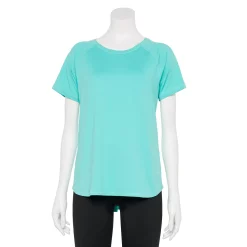 Women's Tek Gear® Adaptive Workout Tee -Casual Wear Hub 5913948 Aruba Bay