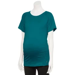 Maternity Tek Gear® Workout Tee 12 Maternity Tek Gear® Workout Tee -Casual Wear Hub 5913951 Night Life Teal