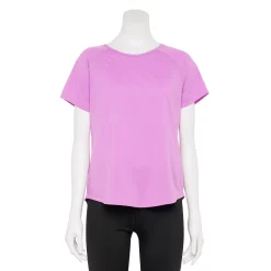 Women's Tek Gear® Core Raglan Tee -Casual Wear Hub 5942070 Luminous Pink