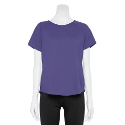 Women's Tek Gear® Core Raglan Tee -Casual Wear Hub 5942070 Maxwell Purple