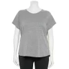 Plus Size Tek Gear® Core Raglan Tee -Casual Wear Hub 5942095 Smokey Slate