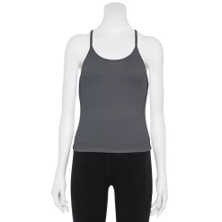 Women's Tek Gear® Brushed Strappy Tank -Casual Wear Hub 5983577 Charcoal