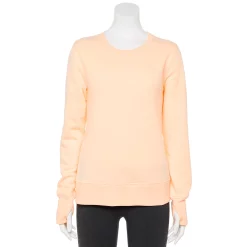 Women's Tek Gear® Ultrasoft Fleece Sweatshirt -Casual Wear Hub 6119993 Peach Yogurt