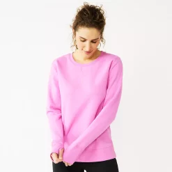 Women's Tek Gear® Ultrasoft Fleece Sweatshirt -Casual Wear Hub 6119993 Pink Trillion