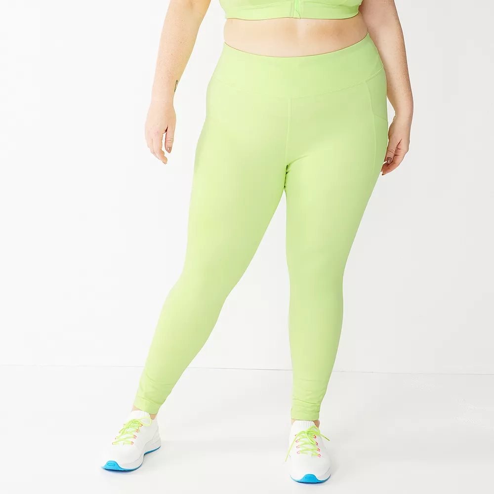 Plus Size Tek Gear® Core High-Waisted Running Leggings 2 Plus Size Tek Gear® Core High-Waisted Running Leggings - Image 2